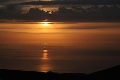 カスピ海の夜明け