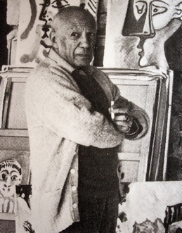 「スペインの有名人」の一例として挙がった画家のパブロ・ピカソの画像