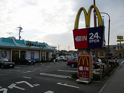 マクドナルドのドライブスルー 栃木県某所