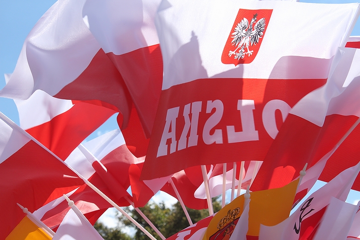 ポーランドの国旗(2013年)の画像