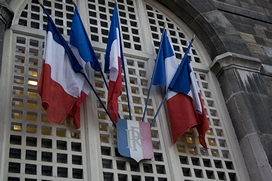 フランス国旗(2008年・パリ)