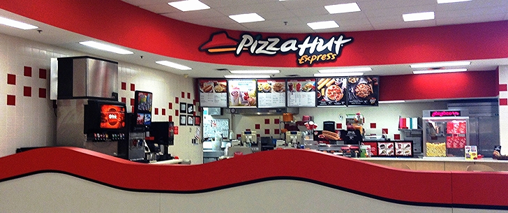 「ターゲット」内「ピザハット・エクスプレス」の店舗(2014年)の画像