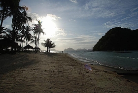 フィリピン・パラワンの砂浜(2008年)の画像