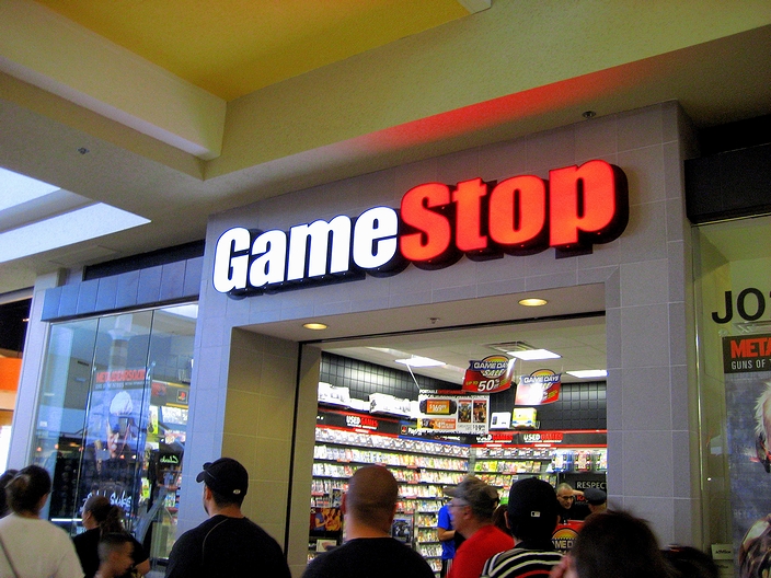 ゲーム小売店「ゲームストップ」の店舗(2008年・米国テキサス)の画像