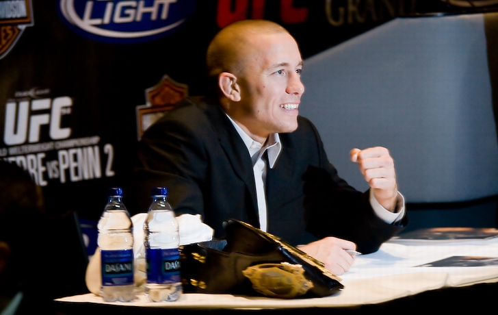 総合格闘家のジョルジュ・サンピエール(2008年・「UFC」)の画像