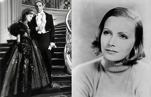 「スウェーデン出身の有名人」の一例として挙がったグレタ・ガルボの映画「椿姫」(1936年)と映画「アンナ・クリスティ」(1930年)の画像