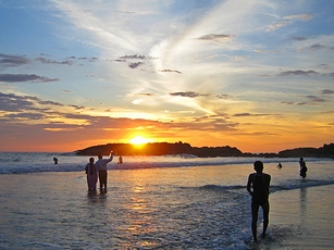 「インドで一番のビーチ」として名が挙がったインド・ケララの海水浴場「コバラム・ビーチ」(2009年)の画像