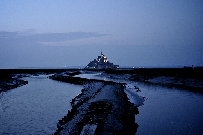 フランスの代表的な観光名所の一例として挙がったフランスの世界遺産「モン・サン＝ミシェル」(2014年)の画像