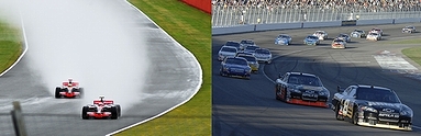 「F1」(2008年)と「NASCAR」(2008年)