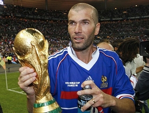 フランスのサッカー選手ジネディーヌ・ジダン(2008年・フランス)