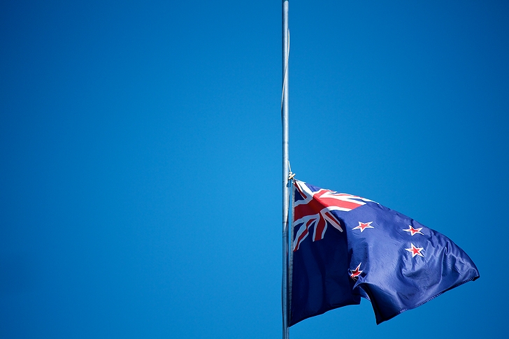 ニュージーランドの国旗(2011年)の画像