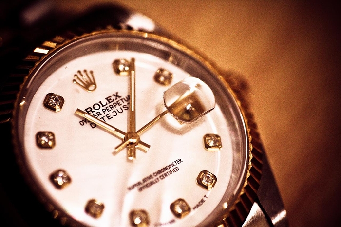 「スイスの代表的な事物」の一例として挙がったスイスの時計メーカー「ロレックス」の腕時計(2010年)の画像