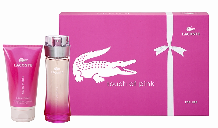 ファッションブランド「ラコステ」の香水製品「タッチ・オブ・ピンク」の画像